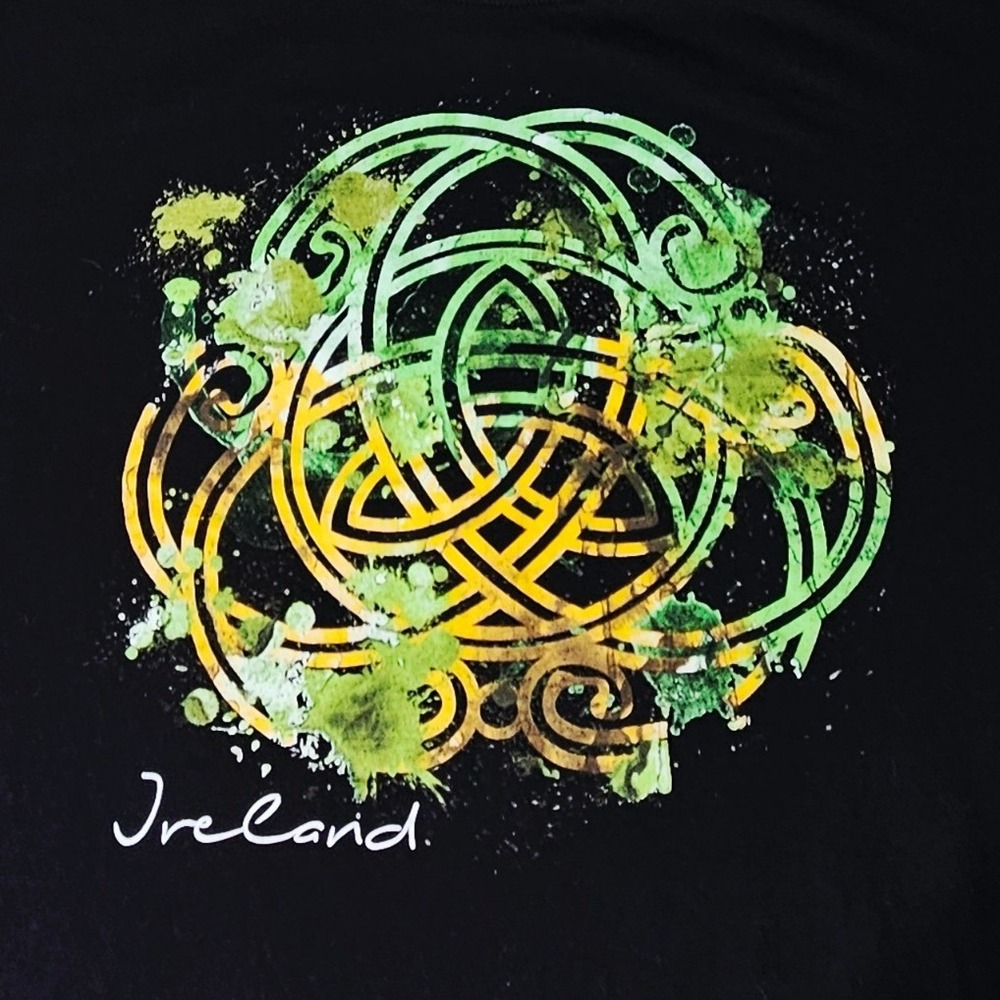Celtic Trinity Knot‎ Graphic Ireland T-Shirt XL Streetwear Gorpcore Irish Pride